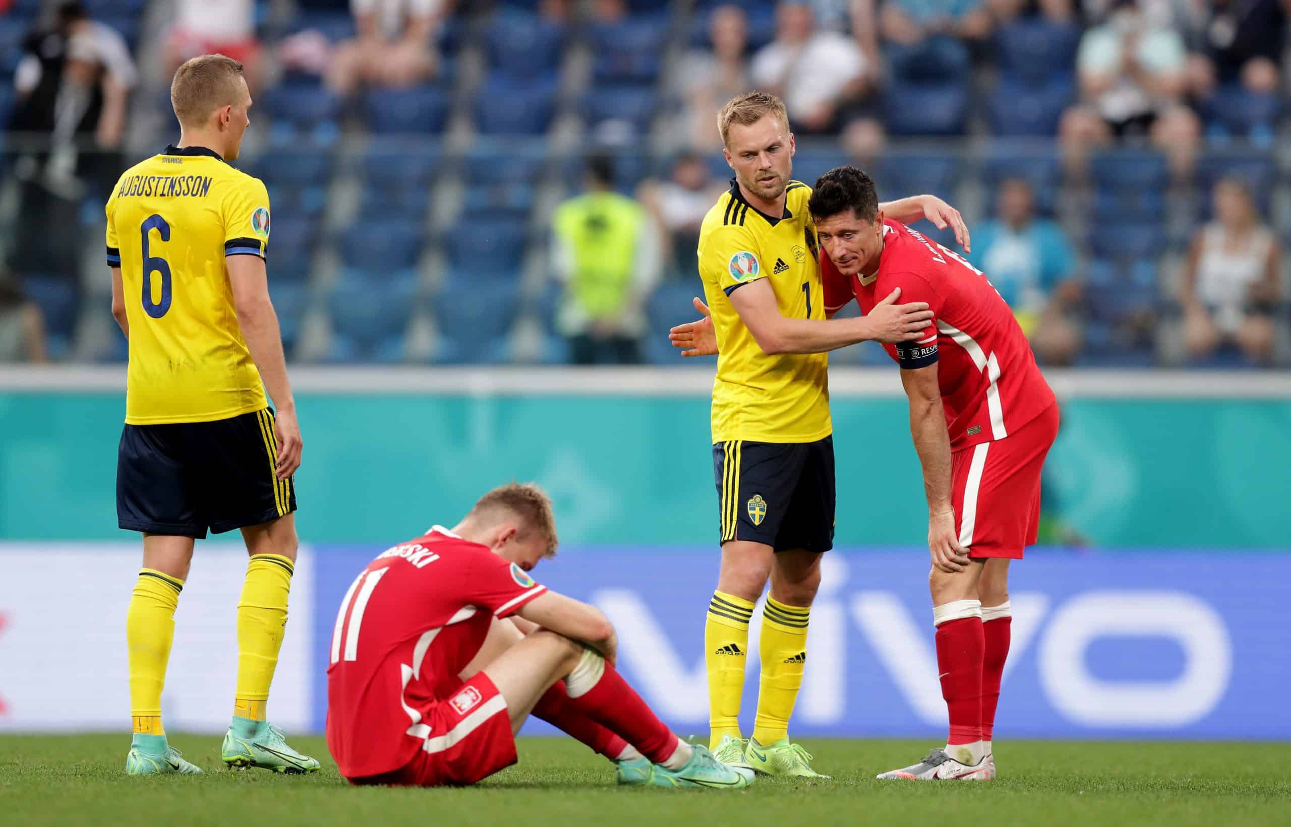 EURO 2020: Błysk geniuszu Lewandowskiego to za mało. Polska przegrywa ze Szwecją i odpada z Mistrzostw Europy